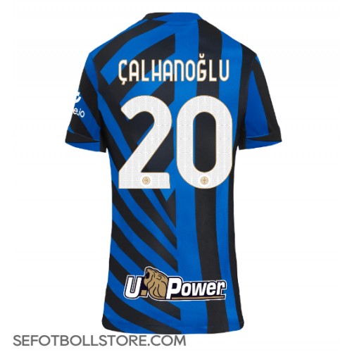 Inter Milan Hakan Calhanoglu #20 Replika Hemmatröja Dam 2024-25 Kortärmad